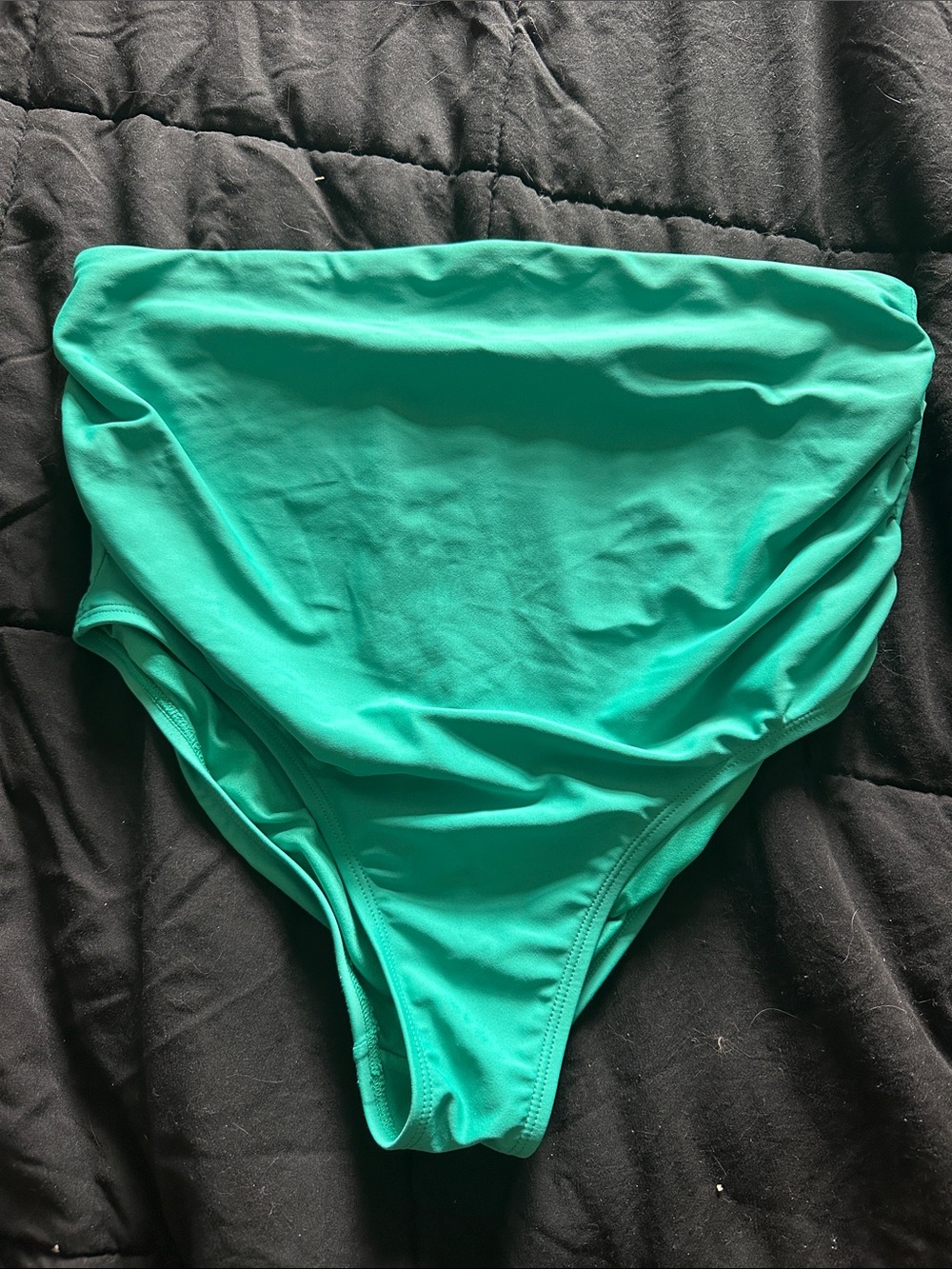 High-Waist maternity Women’s Swim Bottoms in Teal- old navy